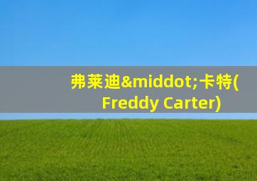 弗莱迪·卡特(Freddy Carter)